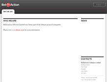 Tablet Screenshot of betinaction.com